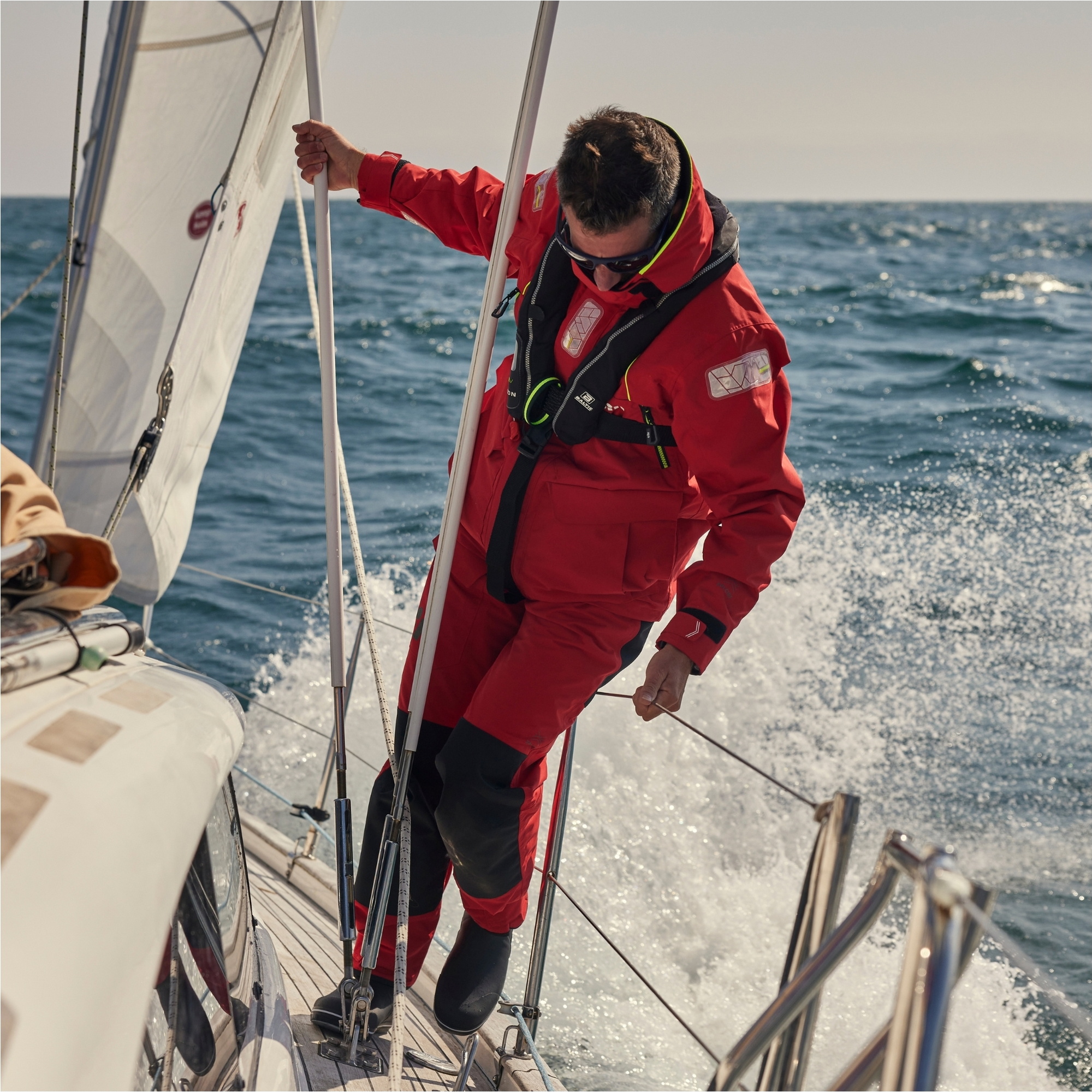 2026 Gill Da Uomo OS2 Offshore Jacket OS26J - Red